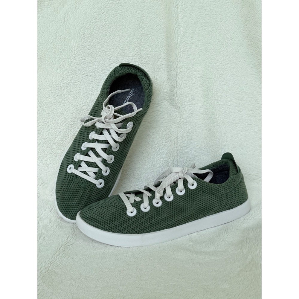 NWOB Allbirds Tree Pipers Mens 12 Green Eucalyptus Knit Low Top Sneakers Shoes